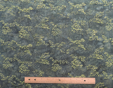 BATIK - Dark and Bright Green Patterned Fabric