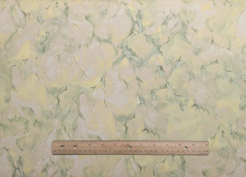 Sand and Sky Jinny Beyer RJR Fabrics 2004 - Tan, Yellow, Gold, Green Marbled Fabric