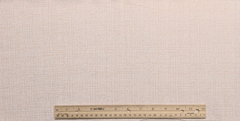 Pale Pink Fabric / White Crosshatch Pattern - Selvage to Selvage Print