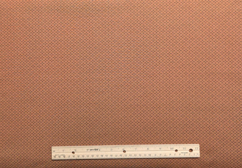 Christmas Valley 1995 by Thimbleberries for RJR Fashion Fabrics - Antique Gold Fabric / Brown Print