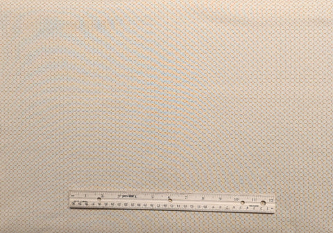 Christmas Valley 1995 by Thimbleberries for RJR Fashion Fabrics - Pale Gold Fabric / Tan Print