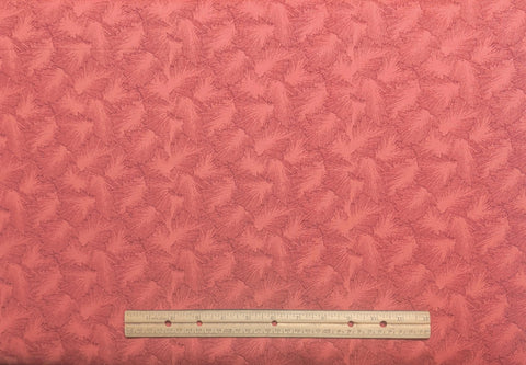 4 Seasons for Quilts by Jinny Beyer for RJR Fashion Fabrics - Salmon Pink Fabric / Red Print