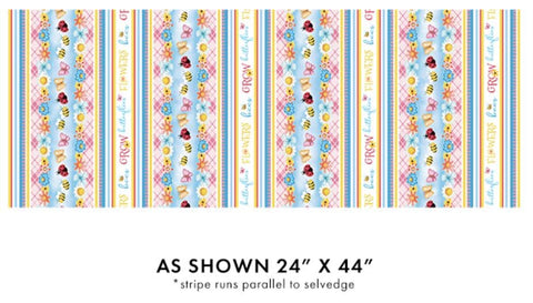 Sunshine Days by Nicole DeCamp for Benartex - Stripe Multi 14324-99