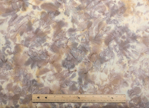 BATIK - Brown and Cream Patterned Fabric