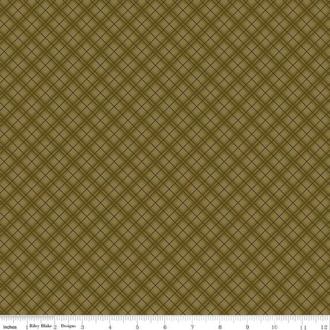 Bountiful by Sandy Gervais for Riley Blake Designs - Plaid Green C17863-GREEN
