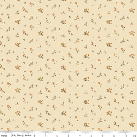 Bountiful by Sandy Gervais for Riley Blake Designs - Flower Toss Ivory C17866-IVORY