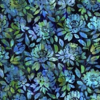 Halcyon II 21HN-2 Blooms - Blue by Jason Yenter for In the Beginning Fabrics