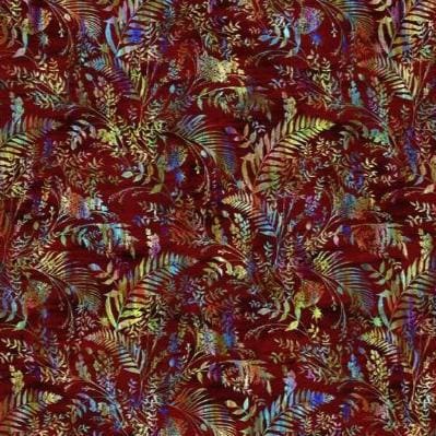 Halcyon II 26HN-1 Ferns - Multi by Jason Yenter for In the Beginning Fabrics