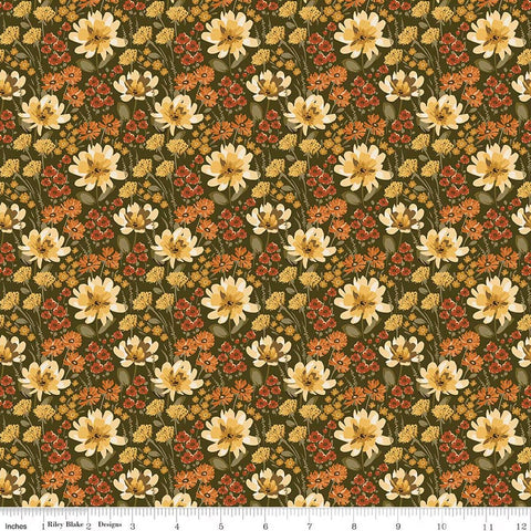 Bountiful by Sandy Gervais for Riley Blake Designs - Floral Shrubs C17861-SHRUBS