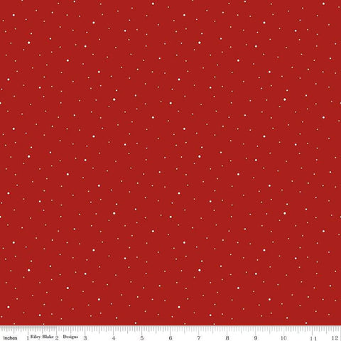 Dapple Dot Fabric by The RBD Designers for Riley Blake Designs - MOQ C640-BARNRED