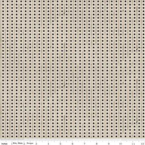 Northern Christmas by Teresa Kogut for Riley Blake Designs - Star Stripes Neutral C17836-NEUTRAL