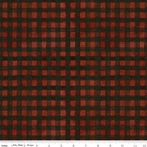 Northern Christmas by Teresa Kogut for Riley Blake Designs - Buffalo Check Red C17835-RED