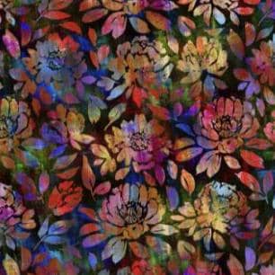 Halcyon II 21HN-1 Blooms - Multi by Jason Yenter for In the Beginning Fabrics