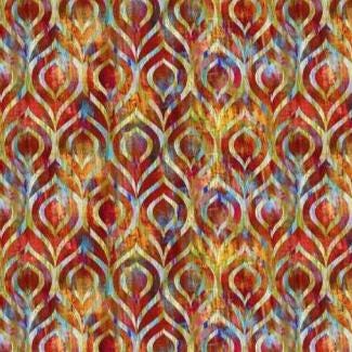 Halcyon II 24HN-1 Peacock - Multi by Jason Yenter for In the Beginning Fabrics