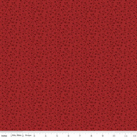 Floret Fabric by Gerri Robinson of Planted Seed Designs for Riley Blake Designs - MOQ C675-WAGONRED
