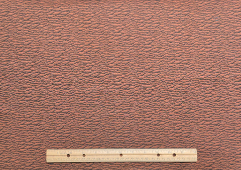 Jinny Beyer for RJR Fashion Fabrics - Rust Fabric / Black Print