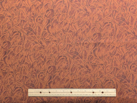 Prisms Hoffman International Fabrics - Brown Tone-on-Tone Packed Leaf Fabric