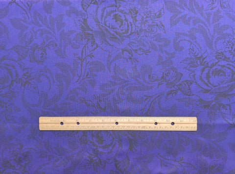 Jinny Beyer for RJR Fashion Fabrics - Purple "Brocade" Print Fabric