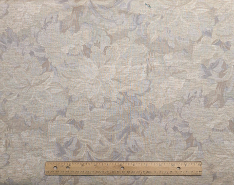 RJR Fashion Fabrics - Tan, Ivory, Cream, Gray Packed Flower Print Fabric