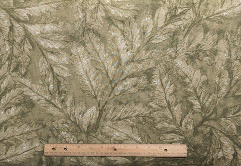 Bella Verona JT-C8587 Wing and a Prayer Design Timeless Treasures Fabrics - Green Tonal Packed Leaf Print Fabric