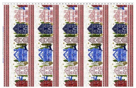 NYSNO (New Snow) 2NS-1 Border - Multi by Jason Yenter for In the Beginning Fabrics