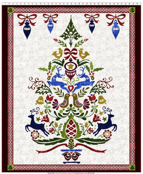 NYSNO (New Snow) 1NS-1 Panel by Jason Yenter for In the Beginning Fabrics - Multi ~ 36"x44"