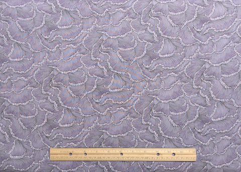 Discovery 1492 A Commemorative Design Jinny Beyer for RJR Fashion Fabrics 1992 - Light Purple Fabric / Purple, Black Print