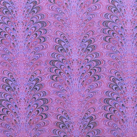 Jinny Beyer for Mr RJR Fashion Fabrics - Orchid and Purple Paisley Fan Print Fabric