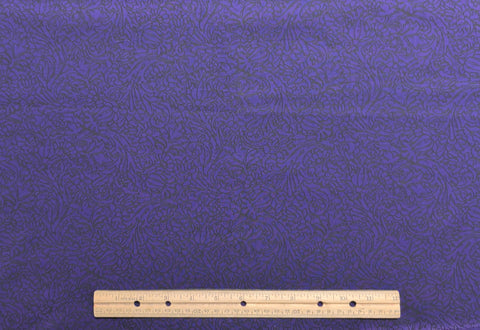 Jinny Beyer for RJR Fashion Fabrics - Red Violet Fabric / Black Vine and Berry Print