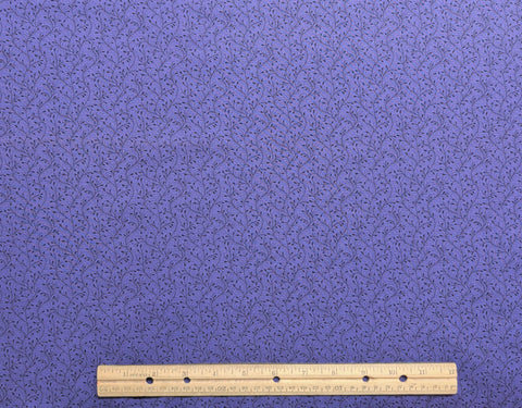 Basic Realities 1999 Jinny Beyer for RJR Fashion Fabrics - Purple Fabric / Black Vine Print