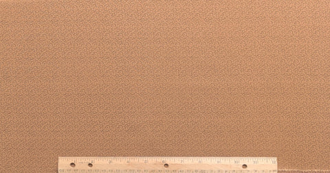 Jinny Beyer for RJR Fashion Fabrics - Caramel-Colored Fabric / Brown Stipple Print (Yellow Undertones)