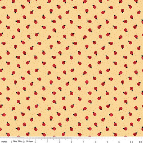 Little Ladybug by Lori Whitlock for Riley Blake Designs 2026 C18034-YELLOW Ladybugs Yellow
