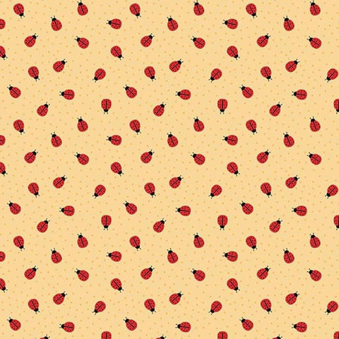 Little Ladybug by Lori Whitlock for Riley Blake Designs 2026 C18034-YELLOW Ladybugs Yellow
