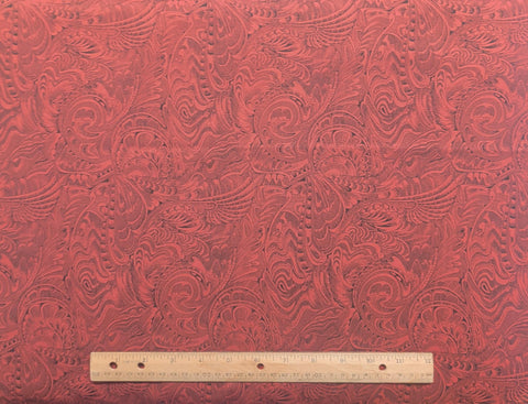 Casino Jinny Beyer for RJR Fashion Fabrics - Red Fabric / Black Packed Butterfly Wing Print