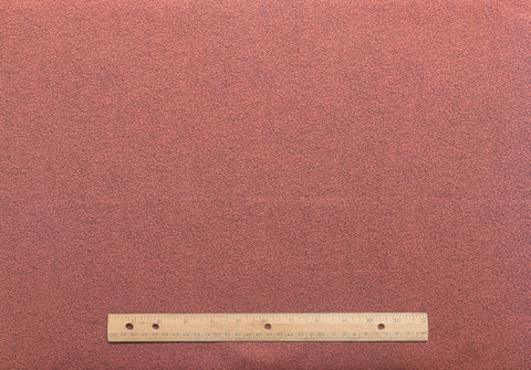 Brick Red Fabric / Brown Packed Vine Print - Selvage to Selvage Print