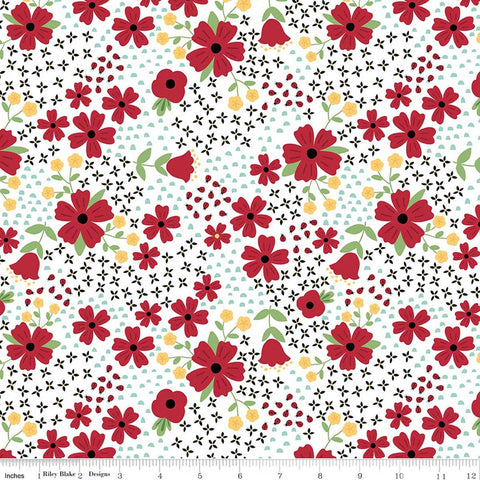 Little Ladybug by Lori Whitlock for Riley Blake Designs 2026 C18030-WHITE Main