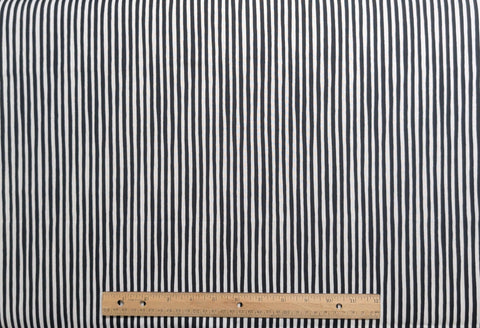 Happy! 22133 - Me & My Sister Designs Moda - Black and White Stripe Fabric