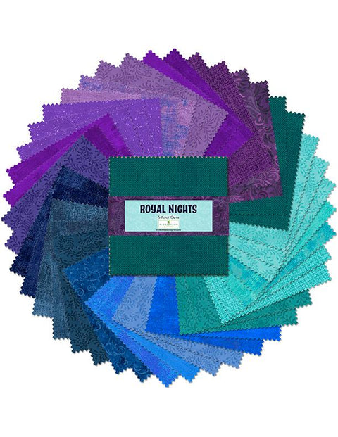 Running Point Table Runner Kit Featuring Wilmington Prints Royal Nights Fabric