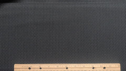 Pin Dots Onyx G010802 Waverly Inspiration - Black Fabric / White Pin Dot Print