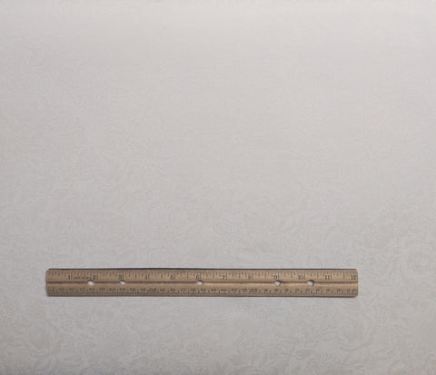 Muslin Mates Moda - White Tone-on-Tone Packed Flower Print Fabric