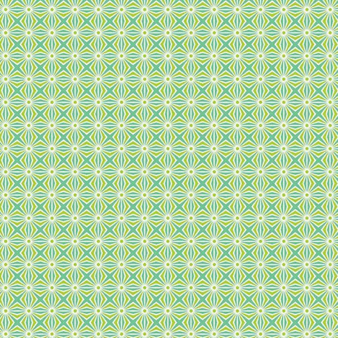 Chasing Rainbows C18012-GREEN by Leslie Ryan of Blooming Boldly Designs for Riley Blake Designs - Interlink Green