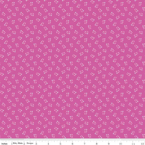 Chasing Rainbows C18015-MULBERRY by Leslie Ryan of Blooming Boldly Designs for Riley Blake Designs - Scattered Stems Mulberry