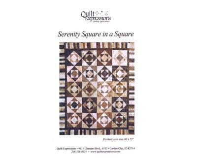 Serenity Square in a Square by Quilt Expressions / Fat Quarter Friendly