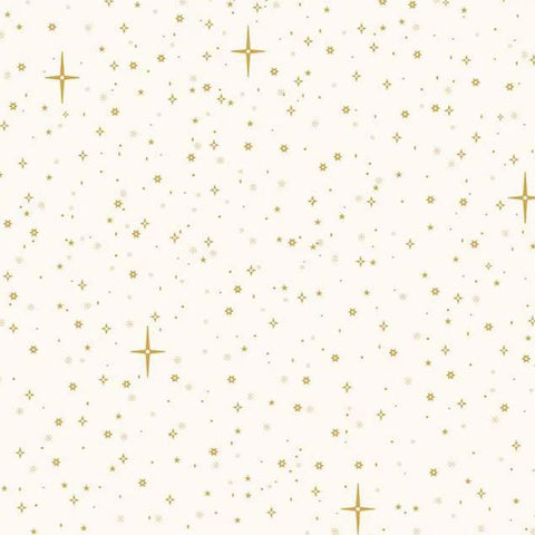 Christmas Wishes C15046-CREAM by the RBD Designers for Riley Blake Designs - Starry Sky Cream