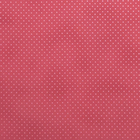 Frosted Dots LH03035 Holly Holderman Lakehouse Dry Goods - Dark Rose Colored Fabric / Pink Foil Dot