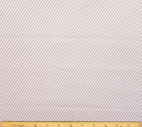 Shades of Purple Fabric / Tiny Diamond Print - Selvage to Selvage Print