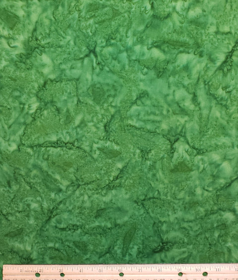 BATIK - Emerald Green Fabric