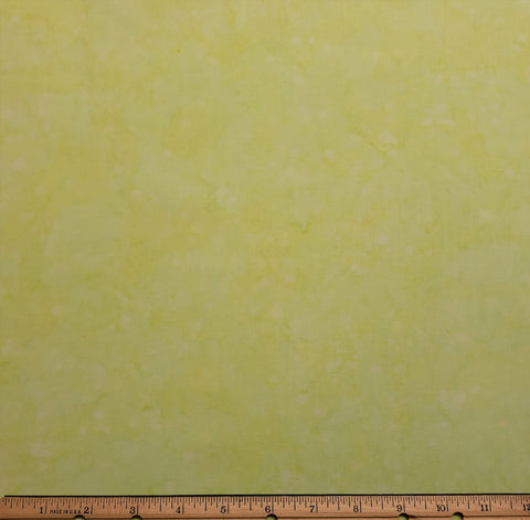 BATIK - Pale Spring Green / Yellow Fabric